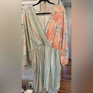 NWOT Haptics Boho Rayon Dress Size 3X